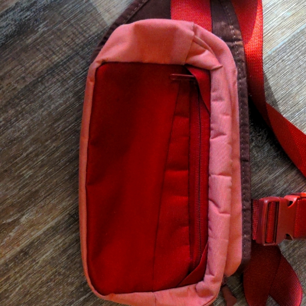 Red and Pink Men's Bag